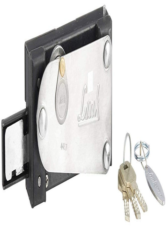 Link Shutter Lock for Left Side, 3 Silver Keys… - Image 1